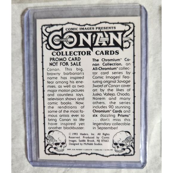 Conan II TCG All Chromium Lot Of 14 With 1 Promo Card 1993-1994 NM - Picture 2 of 11